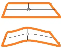 Warped 2D Minkowski Space-time Option#1