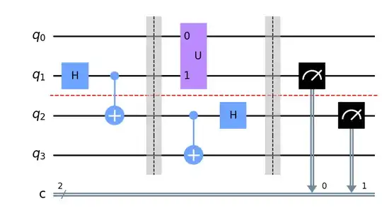 attempted arbitrary 2-qubit gate teleportation