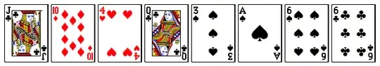 shuffled deck