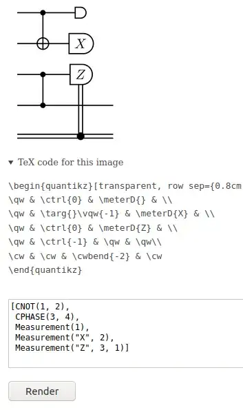 A quantikz example