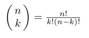k-combination of a set with n elements