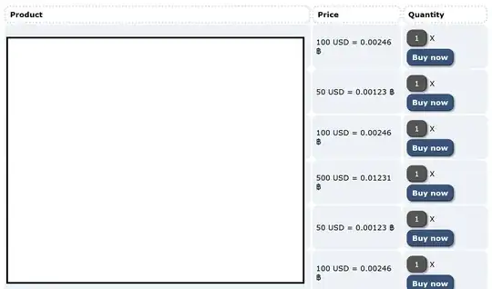 Screenshot of another store with identically configured display