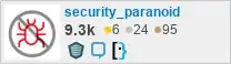 profile for security_paranoid on Stack Exchange, a network of free, community-driven Q&A sites