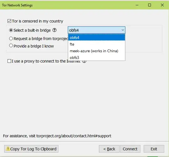OBFS configuration in TOR