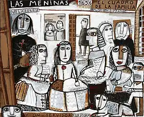 Las Meninas y un servidor. 220x180