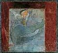 Dejected Angel, 1979, Oil on cardboard, 46 x 49.5 cm.