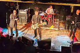 Performing in March 2009: (l-r) Robert Kane, Steve Walwyn, Kevin Morris, Phil H. Mitchell