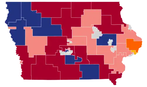 Endorsements by incumbent Republicans in the Iowa Senate.  Endorsed Ron DeSantis (13)  Endorsed Donald Trump (8)  Endorsed Nikki Haley (1)  Endorsed Vivek Ramaswamy (1)  No endorsement (11)  Non-Republicans (16)