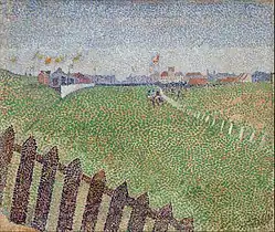 The Wellington Racecourse in Drizzle (Ostende), 1888