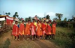 Bhil tribe girls in Jhabua