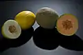 Cantaloupe and canary melon
