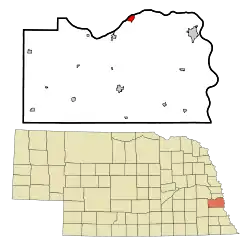 Location of Cedar Creek, Nebraska