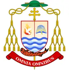 Nicholas Gerald Chia DD, STL's coat of arms