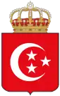 Coat of arms of the Egypt Eyalet from 1854 to 1867.