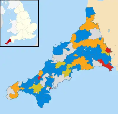 2021 results map