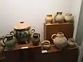 Pottery unearthed during the 1980s excavations