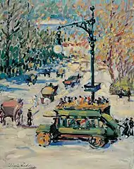 79th and Riverside Drive, 1915, oil on canvas, Cincinnati Art Museum