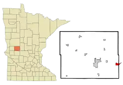 Location of Osakis, Minnesota