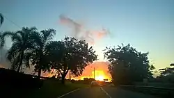 Entrance ramp to PR-1 south in Santurce, San Juan