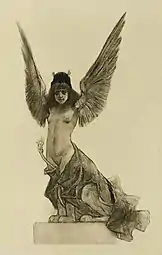 Frontispiece for Chair [Flesh] by Verlaine, Parallelism (ca. 1896) heliogravure (33.5 × 21.2 mm) The Art Institute of Chicago
