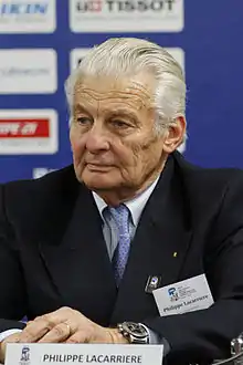 Lacarrière at the 2014 France hockey cup final.