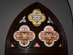 Above northern main-entrance door