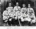 1. London Tecumsehs Team – Fred Goldsmith (1st row, 2nd from left)     (1876–1878)