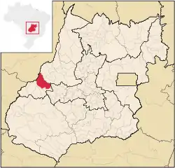 Location in Goiás state