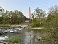 Site of another dam, now Salmon ladder at former Goodyear Factory