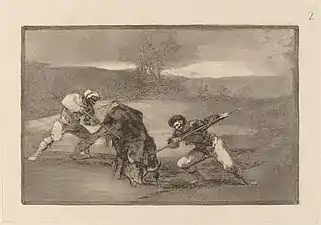 Νο. 2: Otro modo de cazar a pie ("Another way of hunting on foot")