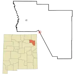 Location of Mosquero, New Mexico