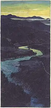 Ioridani Mountain Pass, 1923. Watercolor.
