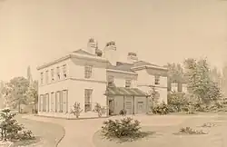 Heathfield Hall - 1835 painting by Allen Edward Everitt