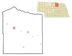 Location of Atkinson, Nebraska