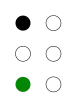 ⠅ (braille pattern dots-13)