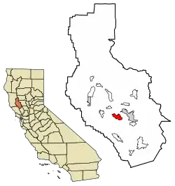 Location of Clearlake Riviera in Lake County, California