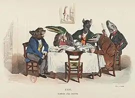 No. 23: L'attente d'un convive (Waiting for a guest)