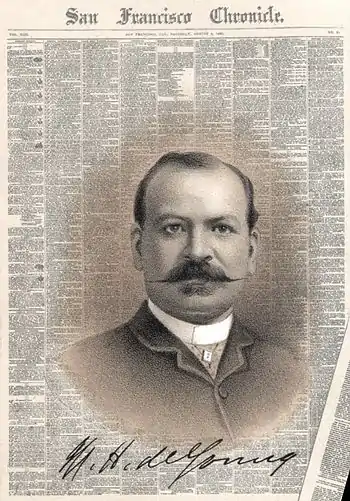 M. H. de Young and the San Francisco Chronicle in 1885