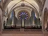 Pipe organ and rose window