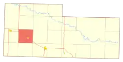 Location in Adams County