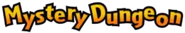 The series logo features the words "Mystery Dungeon" in yellow with a black outline.