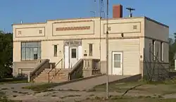 Norcatur's 1937 city hall is listed in the National Register of Historic Places