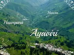The Ayaviri valley in the districts Ayaviri and Quinches