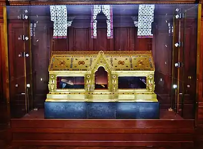 The shrine and reliquary of Saint Madeleine-Sophie Barat, founder of the Society of the Sacred Heart