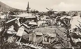 Aftermath of cyclone, 1892