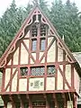 Poultry or Fowl House at Leighton Hall. Central gable