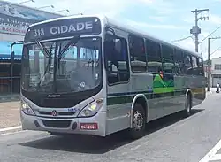 Volksbus 17.230 EOD with a Marcopolo body