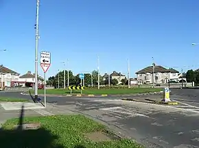 Roundabout on Glasnevin Avenue - geograph.org.uk - 492293.jpg