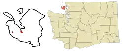 Location of Friday Harbor, Washington