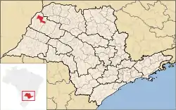 Location in São Paulo state